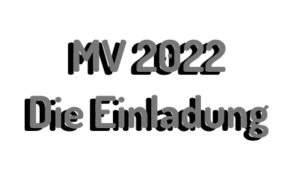 MV 2022 - Die Einladung